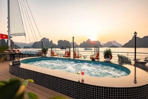 Dagtrip naar Ha Long Bay met luxe cruise