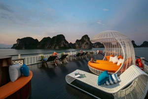 Luxury Halong Day Cruise w/ Pool, Buffet & Free Hanoi Pickup