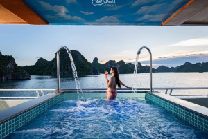 Luxury Halong Day Cruise w/ Pool, Buffet & Free Hanoi Pickup