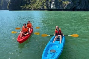 Luksusowy całodniowy rejs po zatoce Ha Long| Bufet i wszystko wliczone w cenę