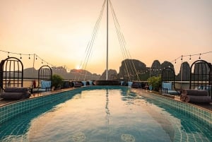 Crociera di lusso di un giorno intero nella Baia di Ha Long|Buffet e tutto incluso