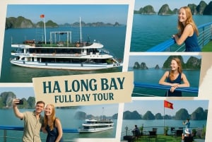 Dia inteiro em Ha Long com carro limusina e cruzeiro de luxo