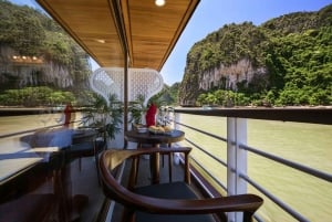 Zatoki Ha Long i Lan Ha: 2-dniowy rejs z posiłkami i spływem kajakowym