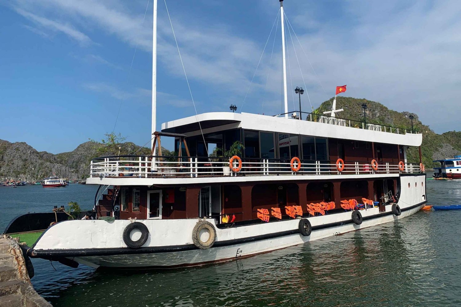 HA NOI : Barca privata (5 cabine) baia di Lan Ha - baia di Ha Long