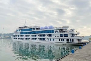 Лучший роскошный круиз по бухте Халонг с обедом «шведский стол» и джакузи
