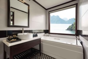 2-dagers eller 3-dagers: Halong&Lan Ha Bay Cruise 5* balkong, badekar