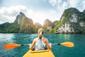 2-dagers eller 3-dagers: Halong&Lan Ha Bay Cruise 5* balkong, badekar