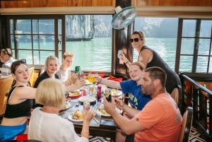 Halong Bay: Day Cruise with Caves, Kayaking & Sunset Party