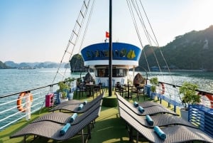 Halong Bay: Day Cruise with Caves, Kayaking & Sunset Party