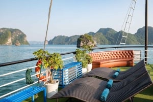 Halong Bay: Day Cruise with Caves, Kayaking & Sunset Party