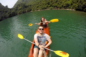 Halong Bay: dagcruise met zwemmen, maaltijd en kajakken