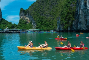 Halong Bay: dagcruise met zwemmen, maaltijd en kajakken