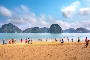 Halong Bay: dagcruise met zwemmen, maaltijd en kajakken