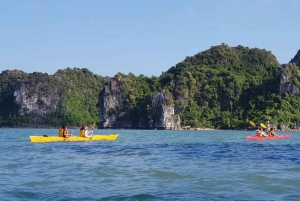Halong Bay: dagcruise met zwemmen, maaltijd en kajakken