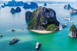 ハノイ発ハロン湾1日ツアー ビュッフェランチ＆アドベンチャー