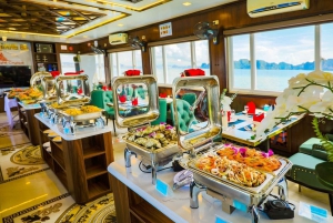 ハノイ発ハロン湾1日ツアー ビュッフェランチ＆アドベンチャー