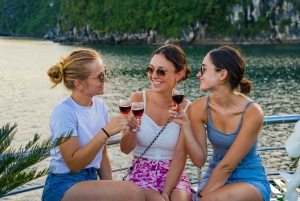 ハノイ発ハロン湾1日ツアー ビュッフェランチ＆アドベンチャー