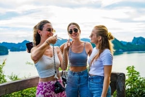 ハノイ発ハロン湾1日ツアー ビュッフェランチ＆アドベンチャー