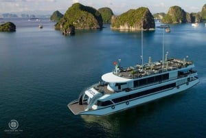Hanoi: Halongbukta heldagstur med 5-stjerners Diamond Cruise