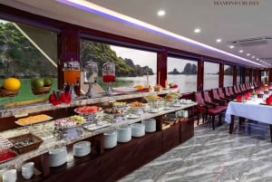 Hanoi: Halongbukta heldagstur med 5-stjerners Diamond Cruise