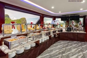 Hanoi: Halongbukta heldagstur med 5-stjerners Diamond Cruise