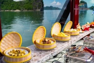 Hanoi: Halongbukta heldagstur med 5-stjerners Diamond Cruise