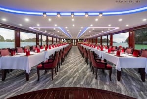 Hanoi: Halongbukta heldagstur med 5-stjerners Diamond Cruise