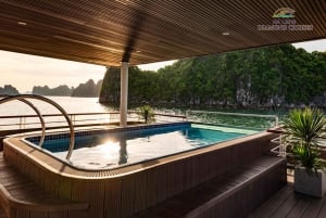 Hanoi: Halongbukta heldagstur med 5-stjerners Diamond Cruise