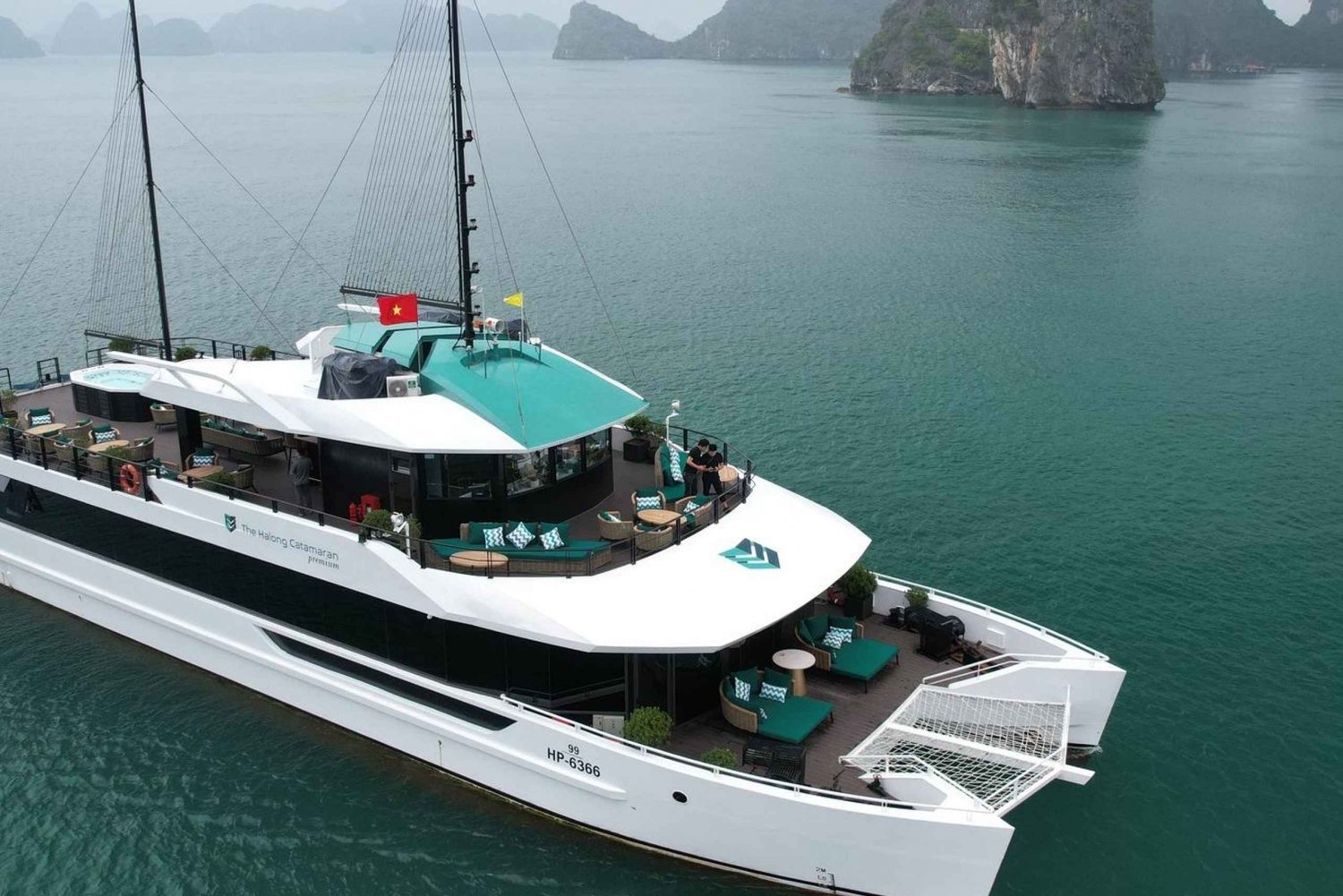 Tour di un giorno della Baia di Ha Long e della Baia di Lan Ha su una crociera Premium a 5 stelle