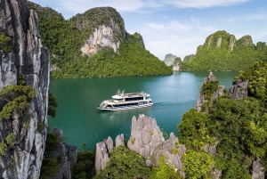 Croisière 5 étoiles dans la baie d'Halong, excursion de 6 heures, buffet, kayak