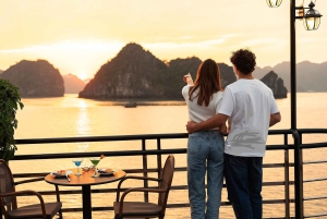 Halong Bay Luxury Cruise: Kayak&Swim,Cave, Party BEST SELLER