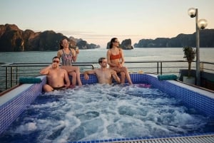 Crucero de Lujo por la Bahía de Halong: Kayak&Natación,Cueva,Fiesta MEJOR VENDIDO