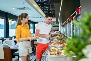 Zatoka Halong: Luksusowy jednodniowy rejs z bufetem, kajakiem, pływaniem