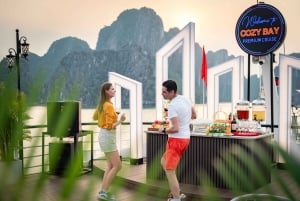 Zatoka Halong: Luksusowy jednodniowy rejs z bufetem, kajakiem, pływaniem