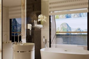 Halong-Bucht: 2D1N Ultra-Luxus-Kreuzfahrt & kostenloser Hanoi-Transfer