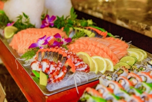 Crucero de lujo de 5 estrellas por la bahía de Halong con almuerzo bufé