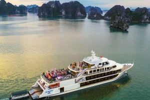 Halong Bay TOP 5-stjernet luksus dagskrydstogt med frokostbuffet