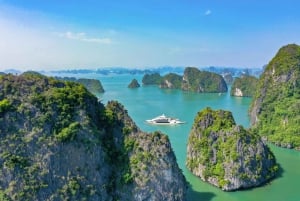 Halong Bay TOP 5-stjernet luksus dagskrydstogt med frokostbuffet