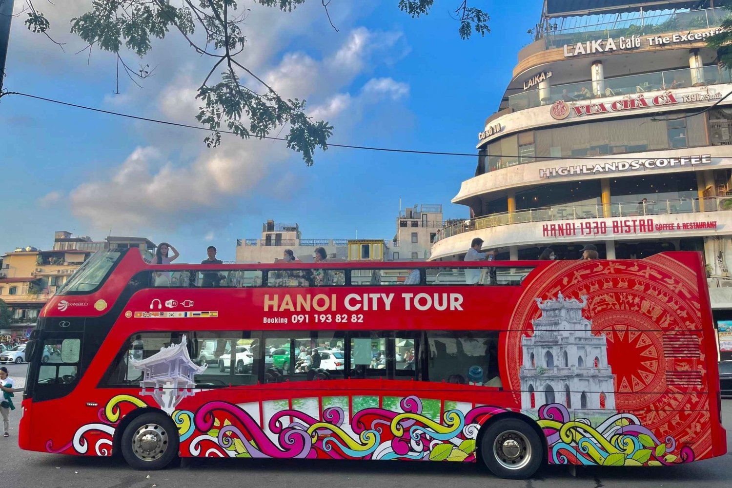 Hanoi: 1 round Hanoi City Hop on Hop off Vietnam Bus Tour