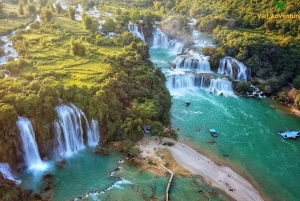 Hanoi: 2-Day Ban Gioc Guided Waterfall & Cave Tour with Food