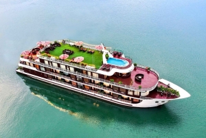 ハノイ：ハロン＆ランハ湾5つ星クルーズ2日間（バルコニー付