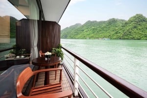 Hanoi: Crociera di lusso di 2 giorni a Halong e Lan Ha Bay con balcone