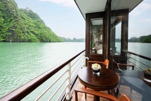 Hanoi: Crociera di lusso di 2 giorni a Halong e Lan Ha Bay con balcone