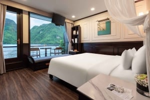 Hanoi: Crociera di lusso di 2 giorni a Halong e Lan Ha Bay con balcone