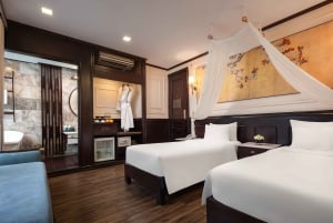 Hanoi: Crociera di lusso di 2 giorni a Halong e Lan Ha Bay con balcone