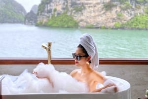 Hanoi : Croisière 5 étoiles de 2 jours sur Lan Ha et la baie d'Halong avec balcon