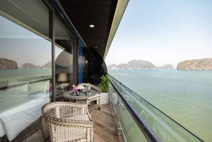Hanoi : Croisière 5 étoiles de 2 jours sur Lan Ha et la baie d'Halong avec balcon