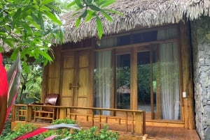 マイチャウ：トレッキング、サイクリング、食事、ホームステイを含む2日間ツアー