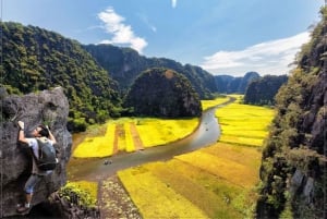 Hanói: excursão de 2 dias a Ninh Binh e Baía de Halong com traslado