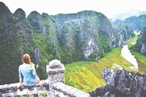 Hanói: excursão de 2 dias a Ninh Binh e Baía de Halong com traslado